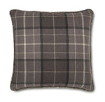 Alfriston Pale Charcoal Check Cushion 45x45cm