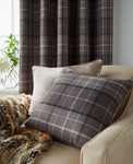 Alfriston Pale Charcoal Check Cushion 45x45cm
