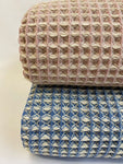 Astral Waffle Throw Blue 150x200cm