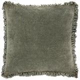 Bertie 45X45 Feather Cushion Moss