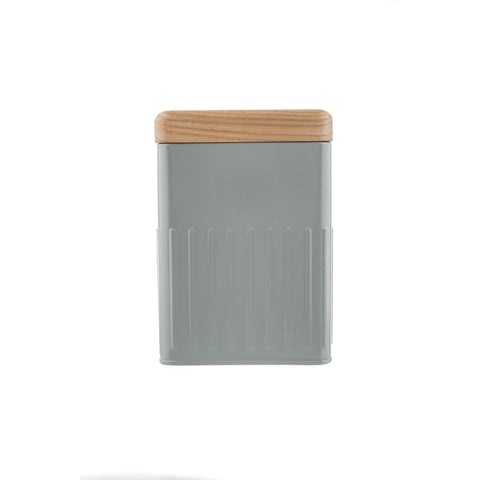 Bakehouse Medium Square Storage Canister - Grey