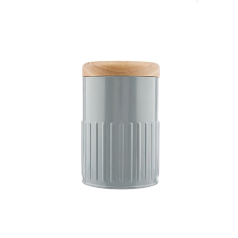 Bakehouse Medium Round Storage Canister - Grey