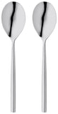 Stellar Rochester Polished Set Of 2 Serving Spoons Gift Box