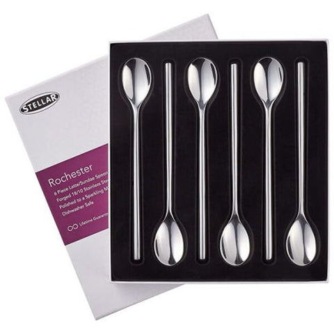 Stellar Rochester, 6 Piece Latte/Sundae Spoon Set