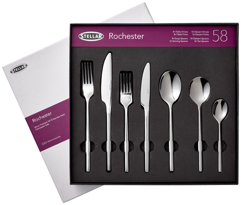 Stellar Rochester 58 Piece Cutlery Boxed Set