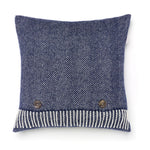 Herringbone Navy Cushion