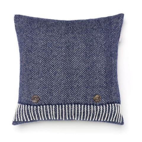 Herringbone Navy Cushion