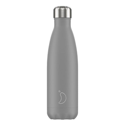 Chilly Matte Grey Water Bottle 500ml