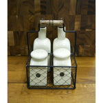 Country Kitchen Condiments Wire set