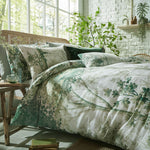 Coppice Forest Sage Double Reversible Duvet Cover Set