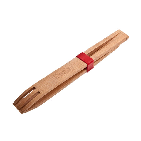 Denby Cherry Wooden Tongs