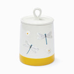 English Meadow Coffee Canister Ceramic