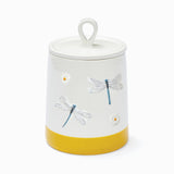 English Meadow Coffee Canister Ceramic