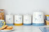 English Meadow Coffee Canister Ceramic