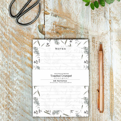 Eucalyptus Pure A6 Jotter Notepad