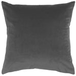 Forest Fox Repeat Feather Cushion Grey