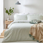 Hebden Single Duvet Set Eucalyptus