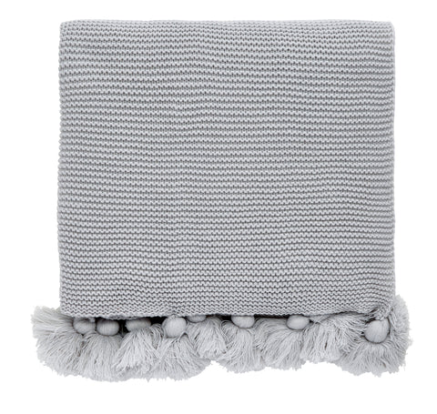 HS Tivoli/Klint Knitted Throw 130X150Cm Grey