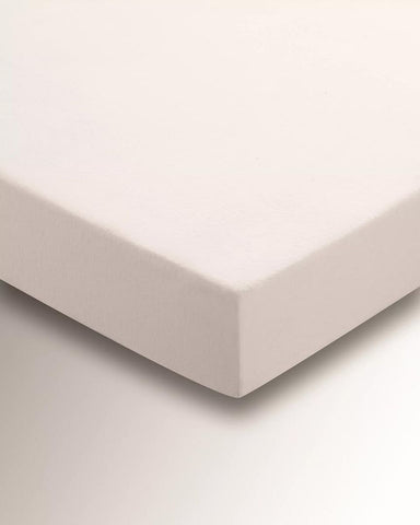 Brushed Cotton Fitted Sheet Single Ivory