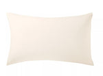 Brushed Cotton Pillowcase Std Pair Ivory