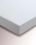 Brushed Cotton Fitted Sheet Single Silver