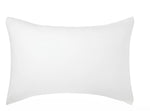Brushed Cotton Pillowcase Pair Std White