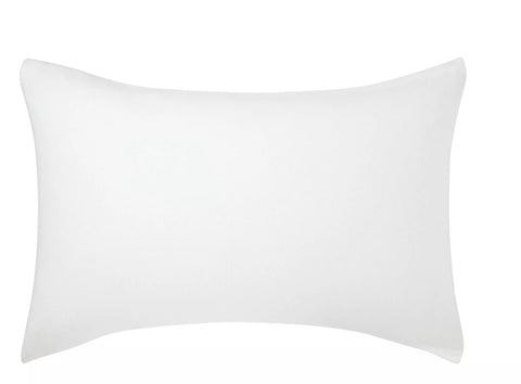 Brushed Cotton Pillowcase Pair Std White
