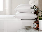 Brushed Cotton Fitted Sheet Double White