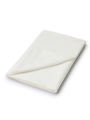 Plain Dye Ivory Flat Sheet Double