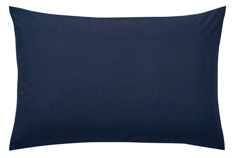 Plain Dye Navy Housewife Pillowcase