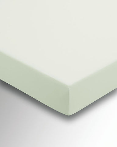 Plain Dye Soft Green Fitted Sheet Double