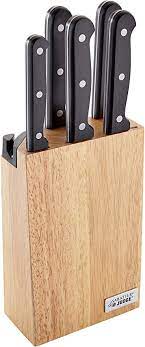 Judge 5 Piece Knife Block - Wooden