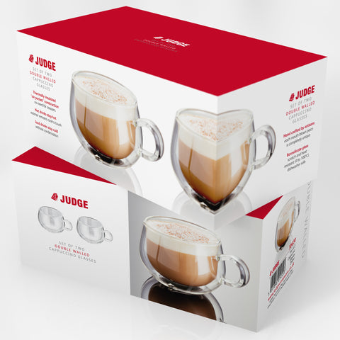 Judge Double Wall Set of 2 Cappuccino Glass