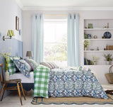 Arts & Crafts Single Duvet Cover Set Cobalt
