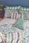Festival Flowers Single Duvet Cover Set Green