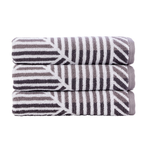 Kinetic Bath Towel Grey