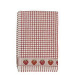 Red Check Strawberry Tea Towel