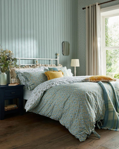 Loveston Newport Blue Double Duvet Cover Set