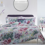 Fiore Super King Duvet Cover Set Amethyst/Slate