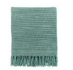 Morris & Co Wilhelmina Teal Throw