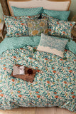 Arbutus King Double Cover Set Turquoise
