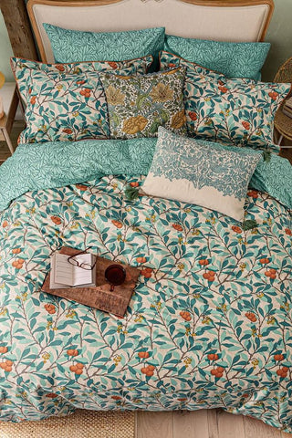 Arbutus King Double Cover Set Turquoise