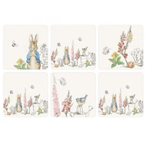 Stow Green Peter Rabbit Classic Coaster - Gift Boxed Set of 6