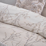 Pussy Willow Dove Grey Duvet Cover Set - Double