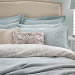 Pussy Willow Duck Egg Duvet Cover Set - Super King