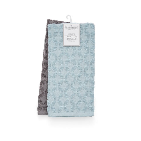 Retro Terry Tea Towels Pack of 2