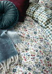 Rosa Sancta Newport Blue Brushed Double Duvet Cover Set