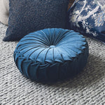 Rosanna Round Dark Seaspray Cushion 35x14cm