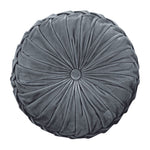 Rosanna Round Steel Cushion 35x14cm