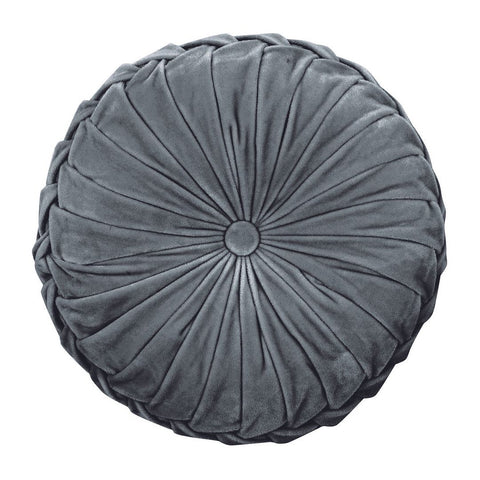 Rosanna Round Steel Cushion 35x14cm